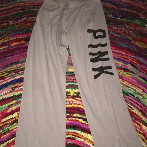 Pink sweatpants